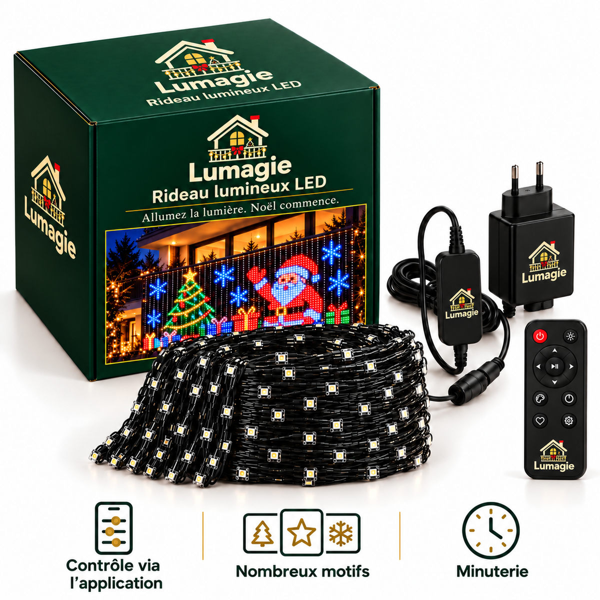 Lumagie™ Rideau Lumineux LED