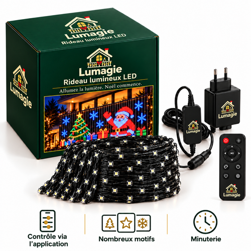 Lumagie™ Rideau Lumineux LED